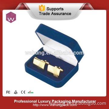 luxury personal plastic cufflink display box (WH-0300)
